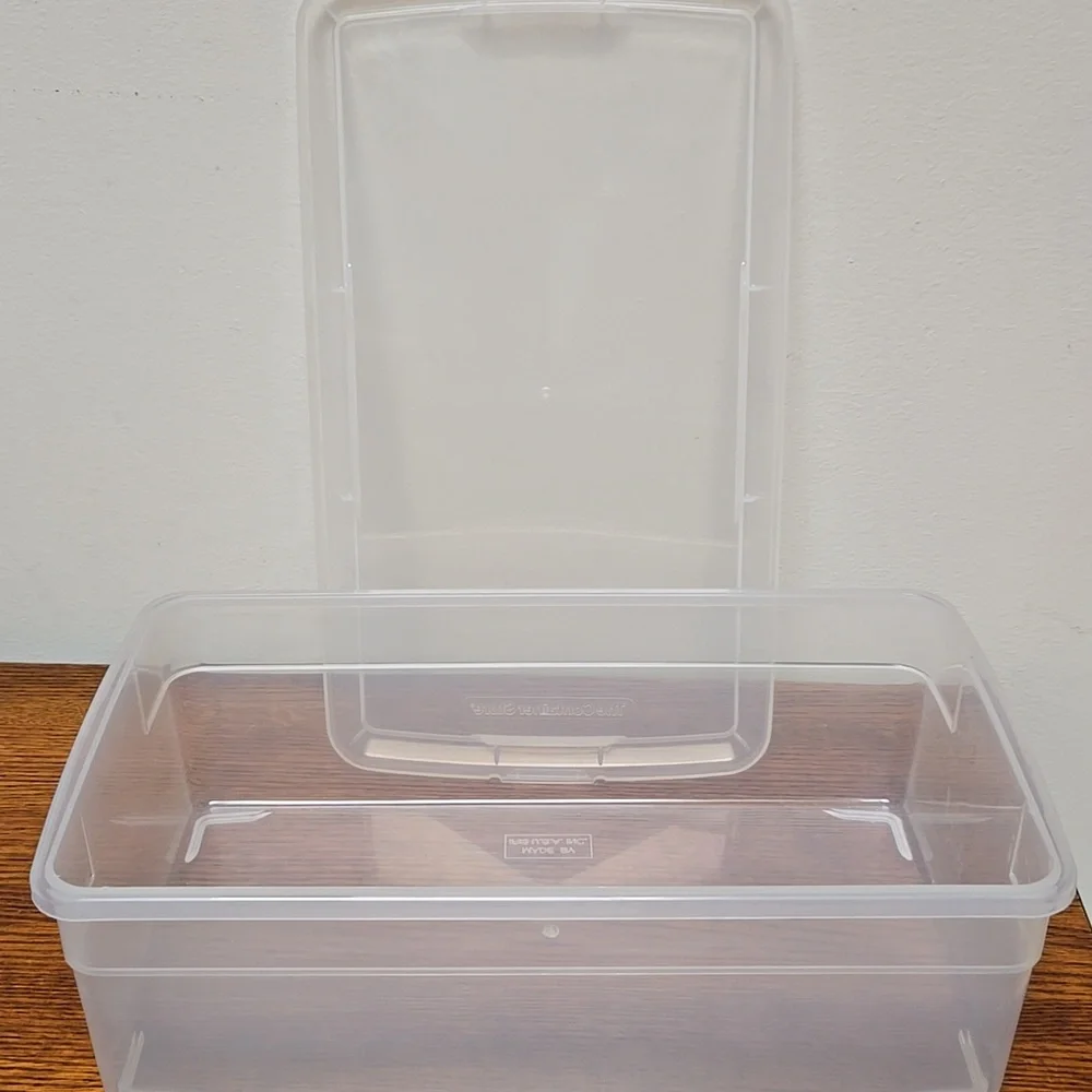 THE CONTAINER STORE Clear Plastic Storage Boxes - 2